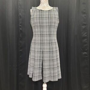 Plaid Dress With Lace